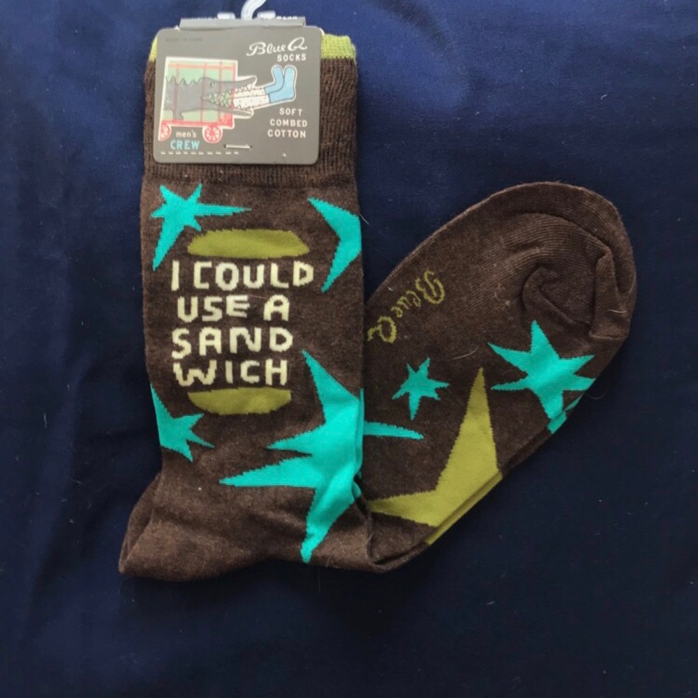 Blue Q Men’s Crew Sock